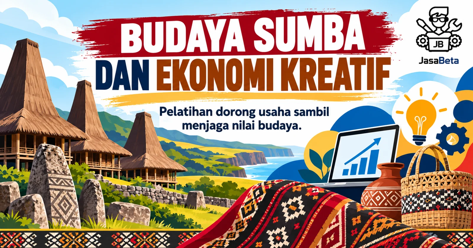 Ilustrasi berita: Ekonomi Kreatif Sumba Timur Didorong Tumbuh dengan Menjaga Budaya