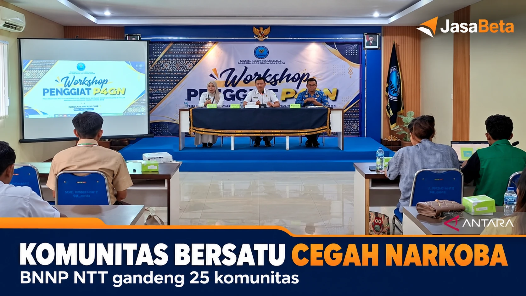 BNNP NTT Gandeng Komunitas untuk Edukasi Antinarkoba
