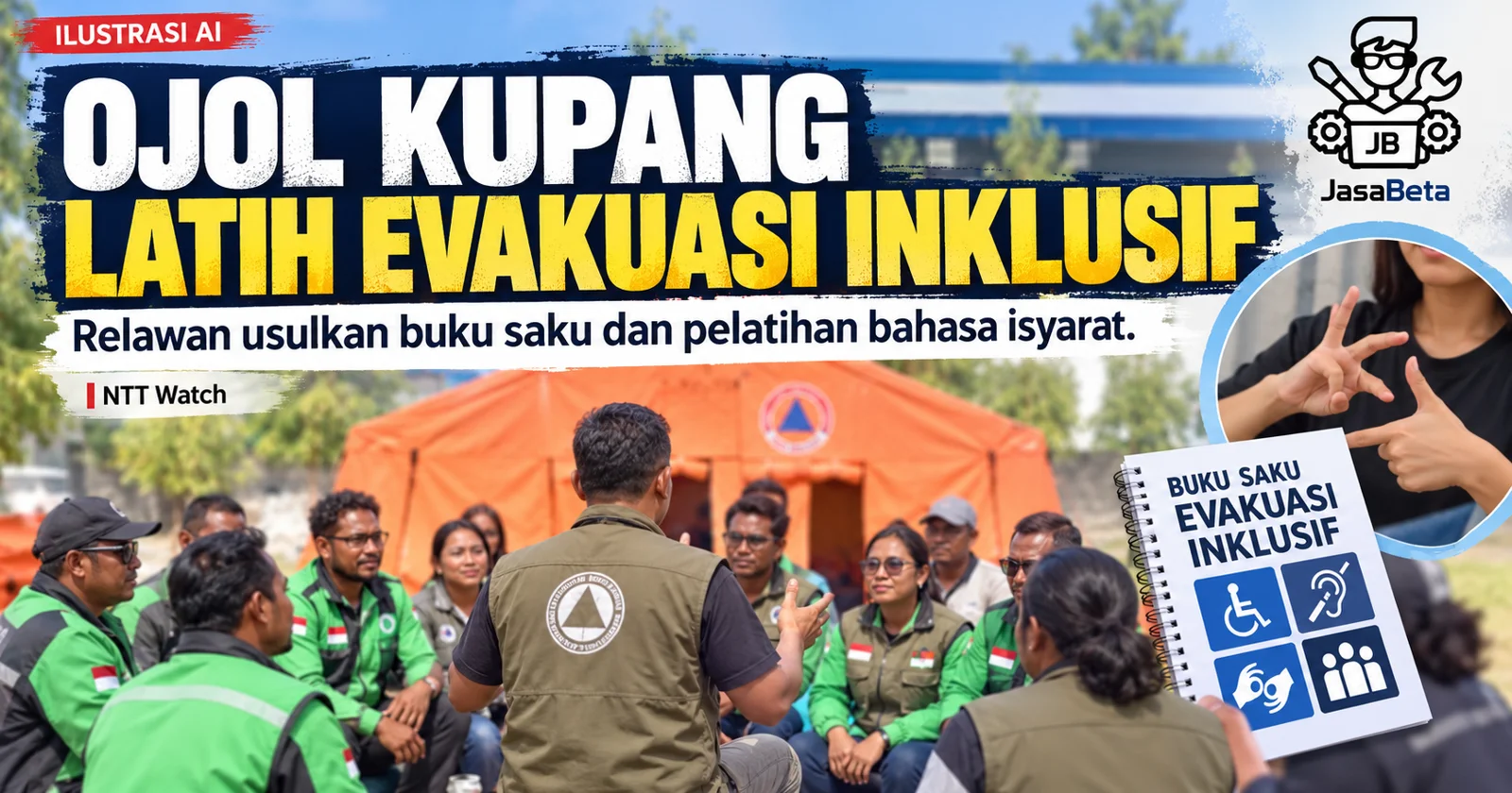Ilustrasi AI berdasarkan gambar sumber berita