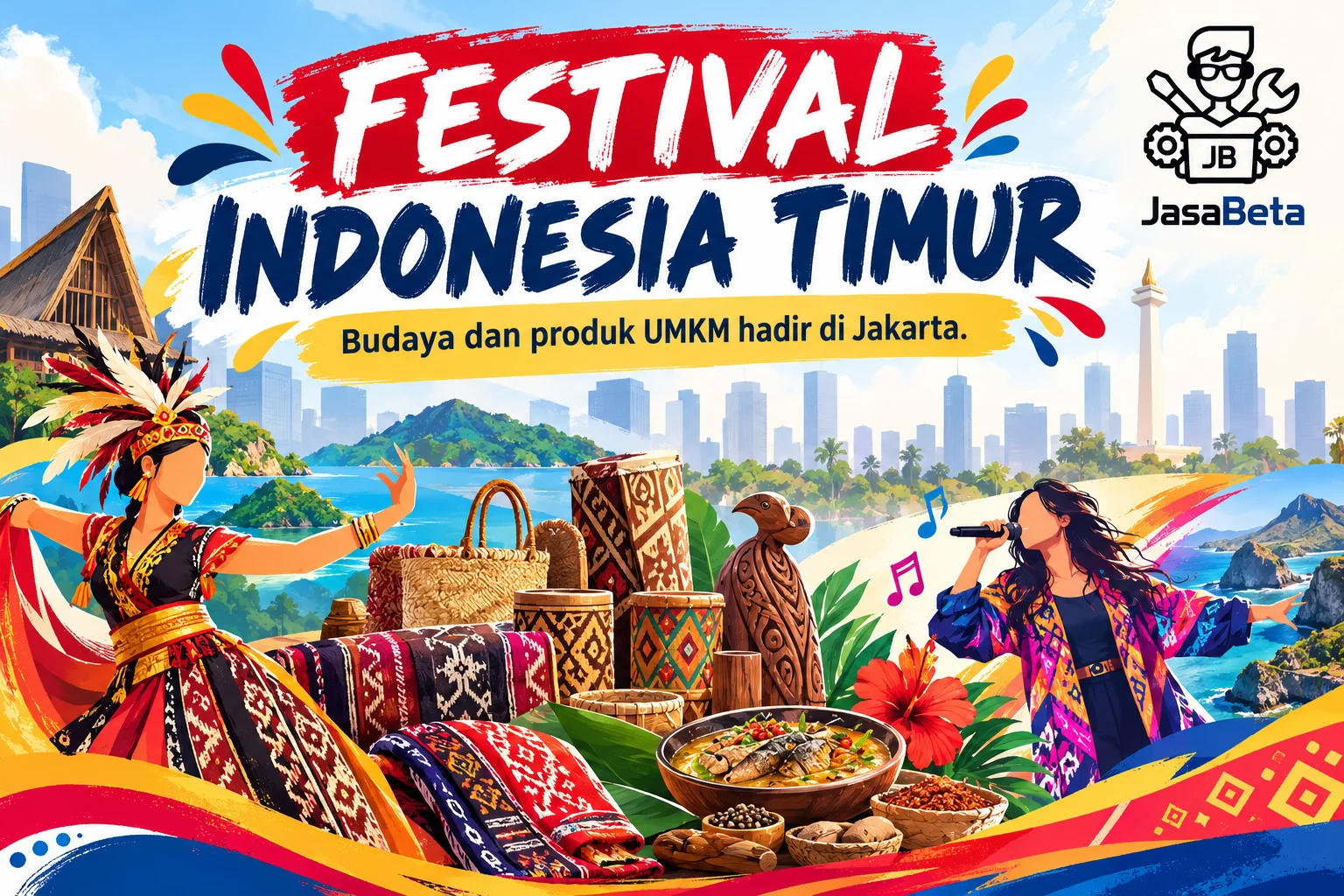 Ilustrasi berita: Festival Indonesia Timur di Jakarta Perkenalkan Budaya dan Produk UMKM