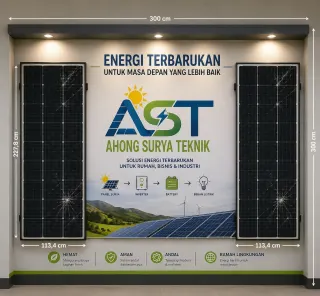Foto Pemasangan PLTS. /Listrik Tenaga Surya