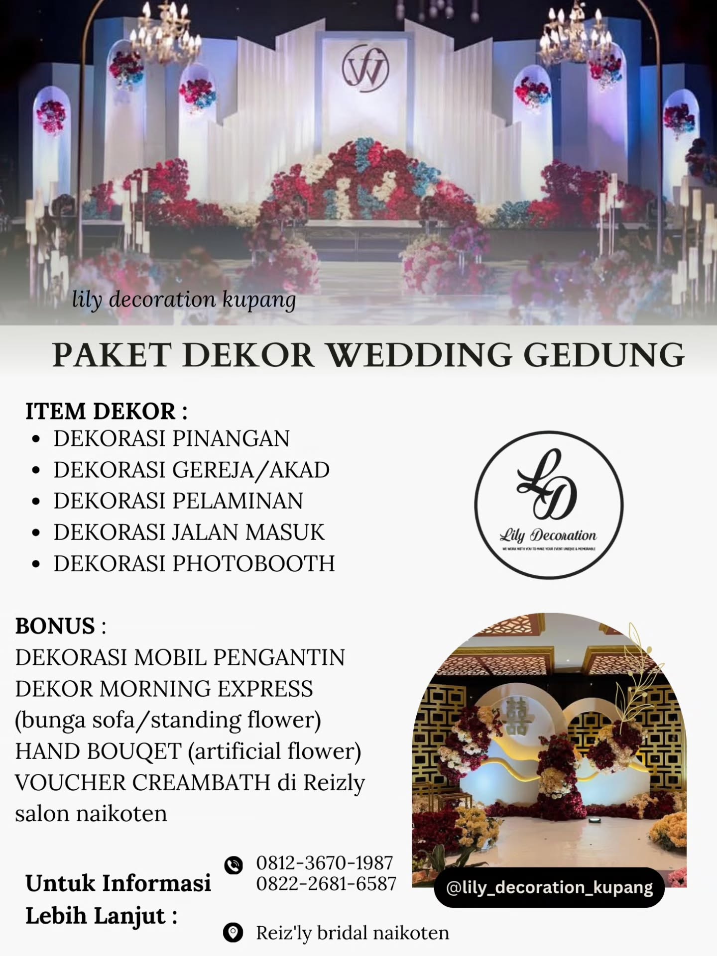 Foto Lily Decoration Kupang