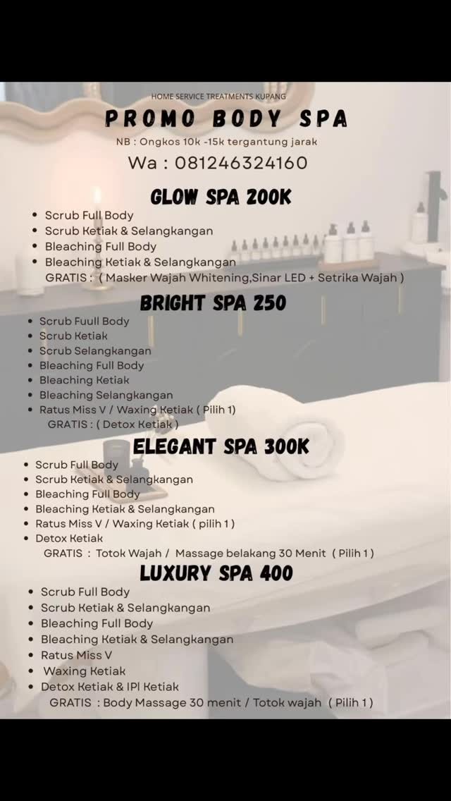 Hasil pekerjaan 2 untuk Home Service Treatments Kupang