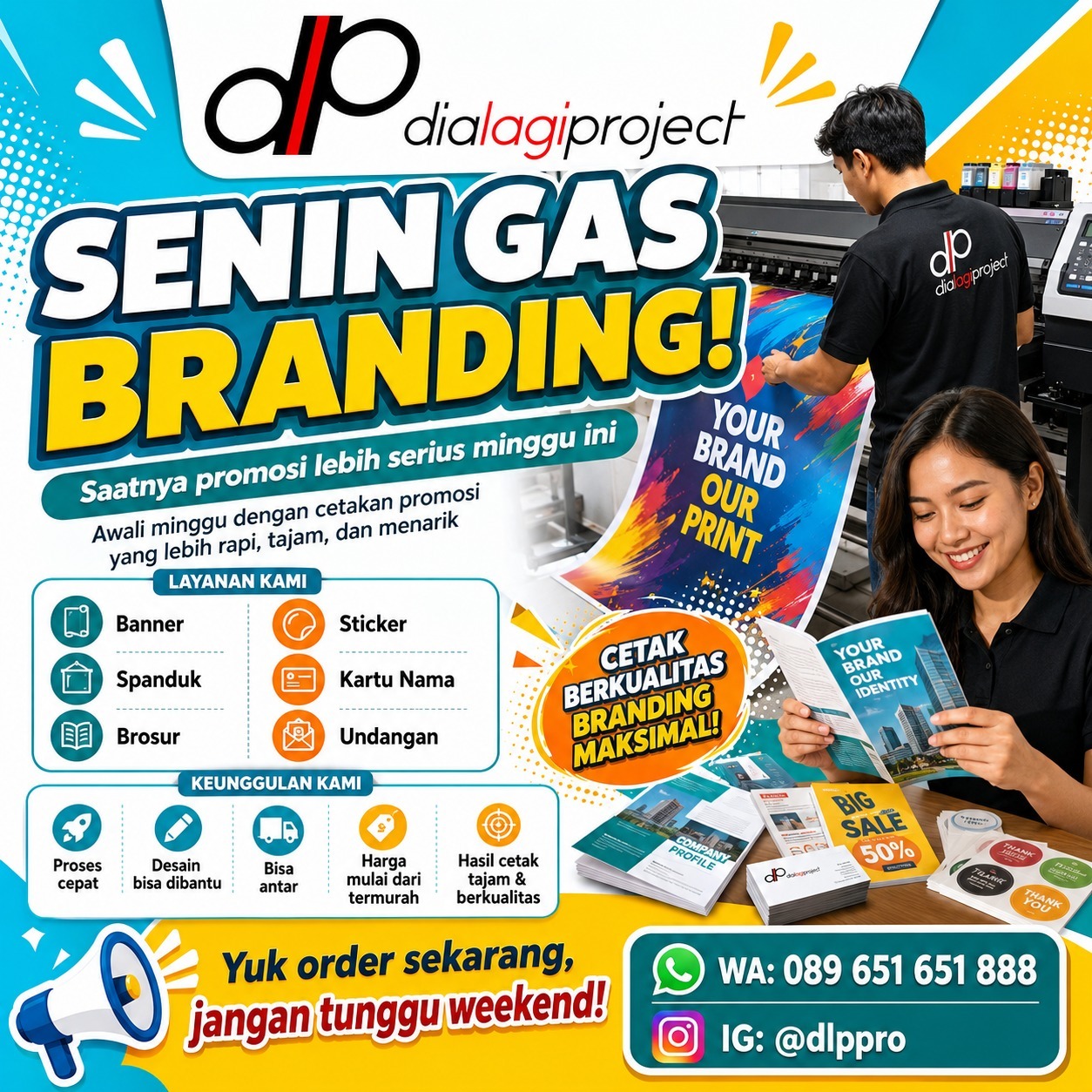 Foto DLP Pro - Digital Printing Kupang