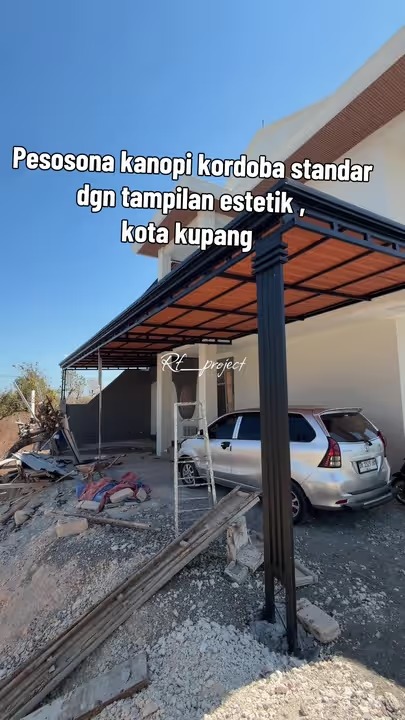 Hasil pekerjaan 1 untuk RF Project Kupang - Kanopi, Pagar dan Gerbang