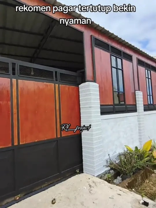 Hasil pekerjaan 2 untuk RF Project Kupang - Kanopi, Pagar dan Gerbang